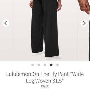 Wide leg Lulu pants